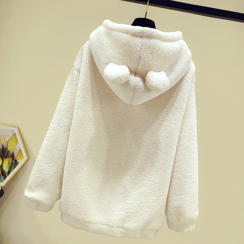 Hoody and Winter Clothing Bottoming Shirt 12 Girlish 13 Western Style Velvet Padded Thickened Sweater 15 Years Old