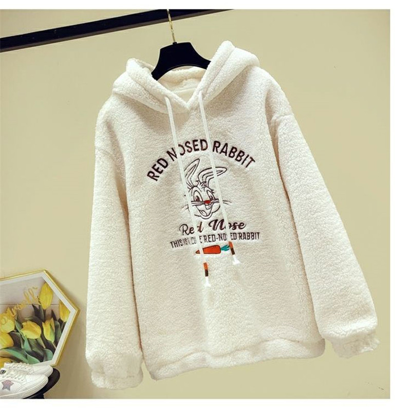 Hoody and Winter Clothing Bottoming Shirt 12 Girlish 13 Western Style Velvet Padded Thickened Sweater 15 Years Old