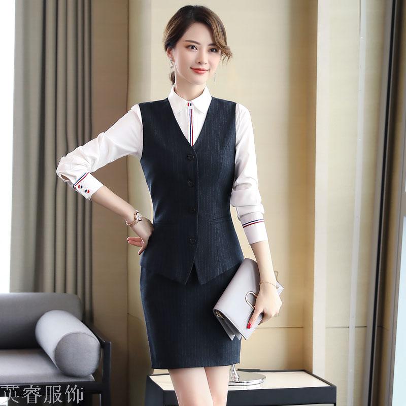 Business suit women 2018 new fashion style waistcoat han version dress overalls