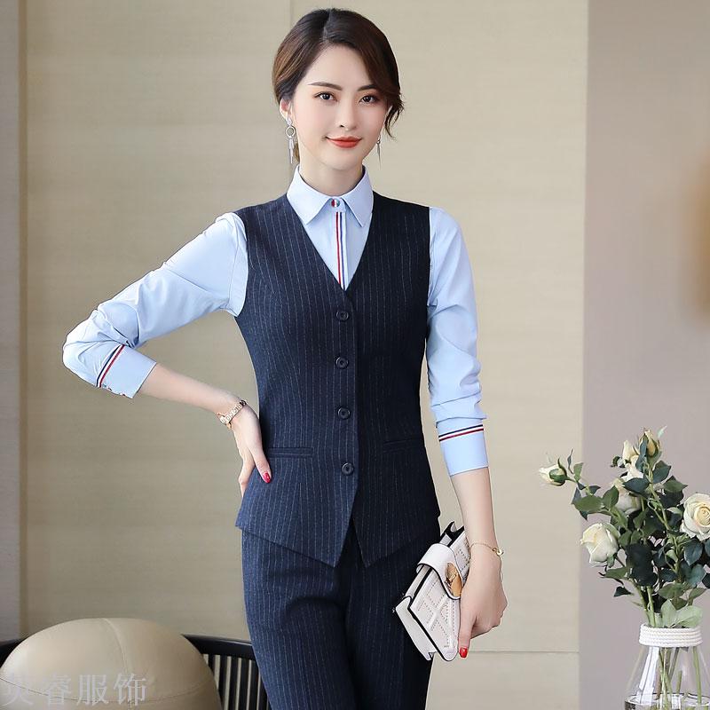 Business suit women 2018 new fashion style waistcoat han version dress overalls