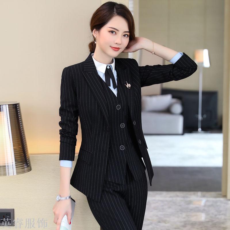 Autumn/winter business suit suit ladies&#039; fashionable temperament interview suit overalls dress suit overalls