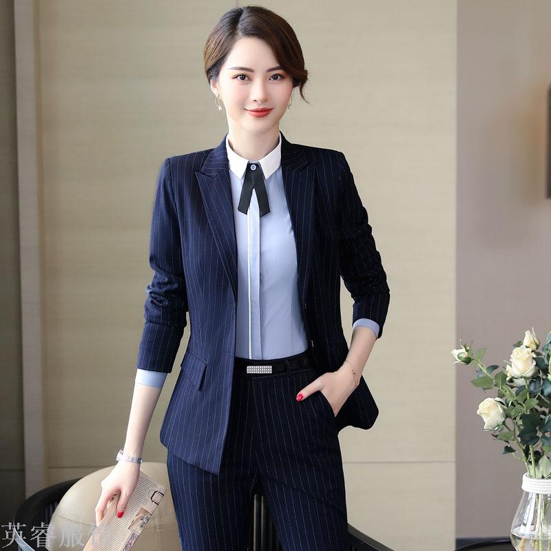 Autumn/winter business suit suit ladies&#039; fashionable temperament interview suit overalls dress suit overalls
