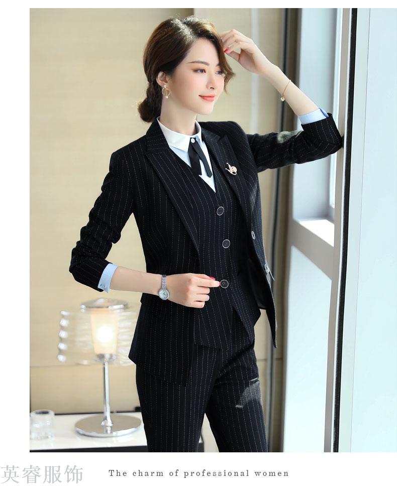 Autumn/winter business suit suit ladies' fashionable temperament interview suit overalls dress suit overalls