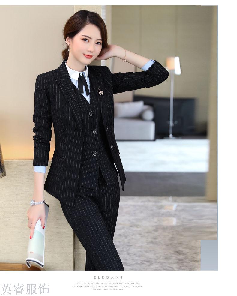 Autumn/winter business suit suit ladies' fashionable temperament interview suit overalls dress suit overalls