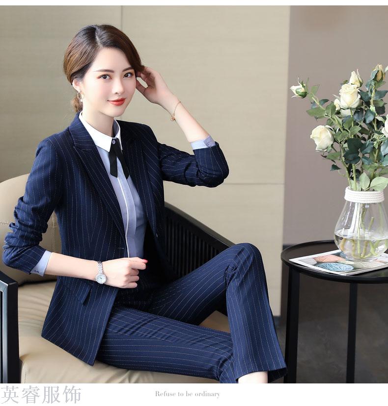 Autumn/winter business suit suit ladies' fashionable temperament interview suit overalls dress suit overalls