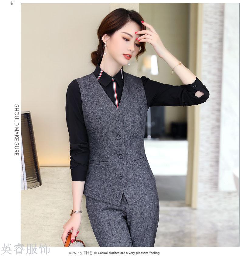 Autumn/winter business suit dress suit ladies' fashionable temperament dress overalls overalls dress suit work clothes Autumn/winter business suit dress suit ladies' fashionable temperament dress overalls overalls dress suit work clothes