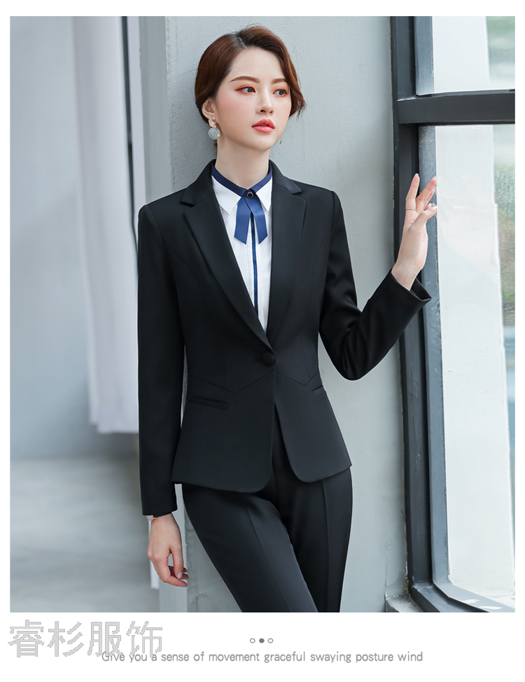 Fashion Suit Women's Business Wear Dignified Goddess Fan High-End Suit Female Suit Slim Fit Slimming Business Suit Fashion Suit Women's Business Wear Dignified Goddess Fan High-End Suit Female Suit Slim Fit Slimming Business Suit
