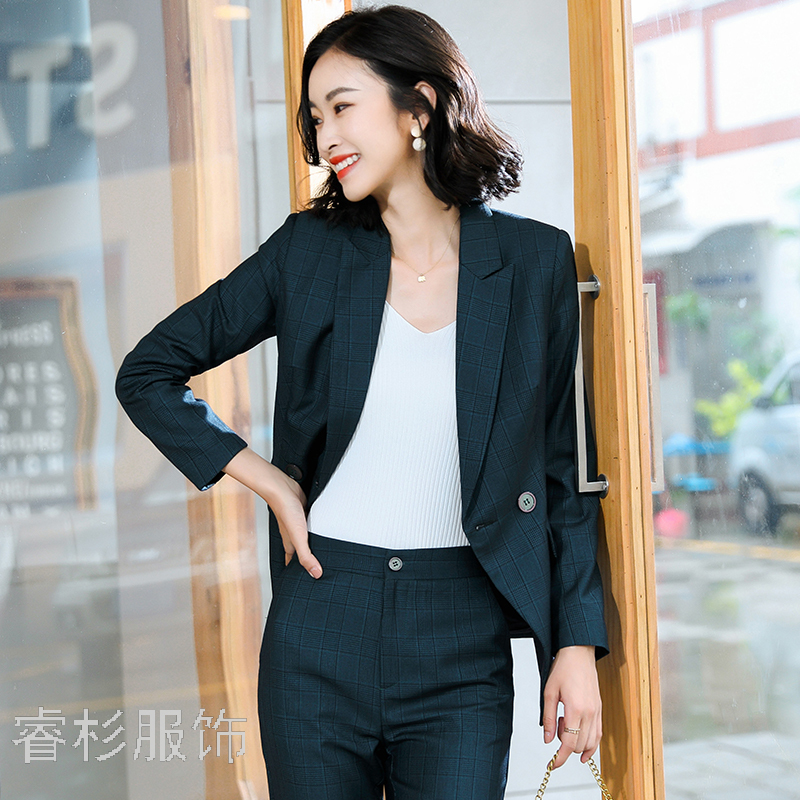 Fashion Suit Women&#039;s Business Wear Dignified Goddess Fan High-End Suit Female Suit Slim Fit Slimming Business Suit