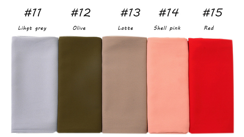 European and American Pearls Chiffon Monochrome Women's Scarf Cross-Border Hot Selling Malaysia New Scarf Shawl European and American Pearls Chiffon Monochrome Women's Scarf Cross-Border Hot Selling Malaysia New Scarf Shawl