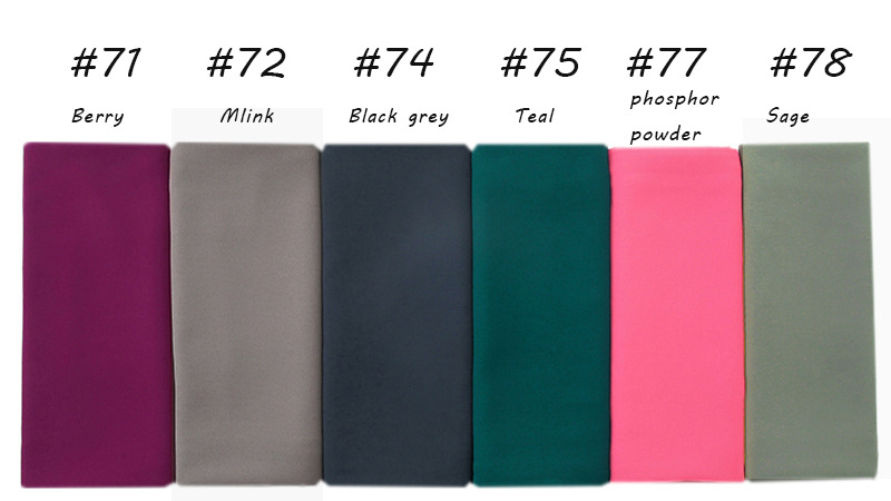 European and American Pearls Chiffon Monochrome Women's Scarf Cross-Border Hot Selling Malaysia New Scarf Shawl European and American Pearls Chiffon Monochrome Women's Scarf Cross-Border Hot Selling Malaysia New Scarf Shawl
