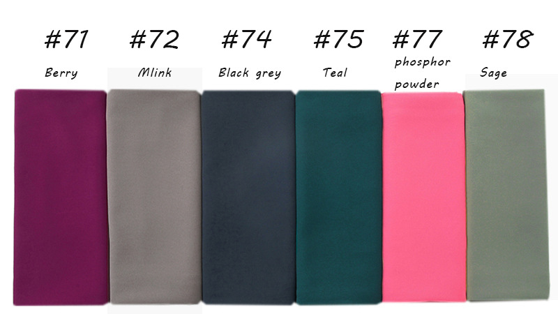 European and American Pearls Chiffon Monochrome Women's Scarf Cross-Border Hot Selling Malaysia New Scarf Shawl European and American Pearls Chiffon Monochrome Women's Scarf Cross-Border Hot Selling Malaysia New Scarf Shawl