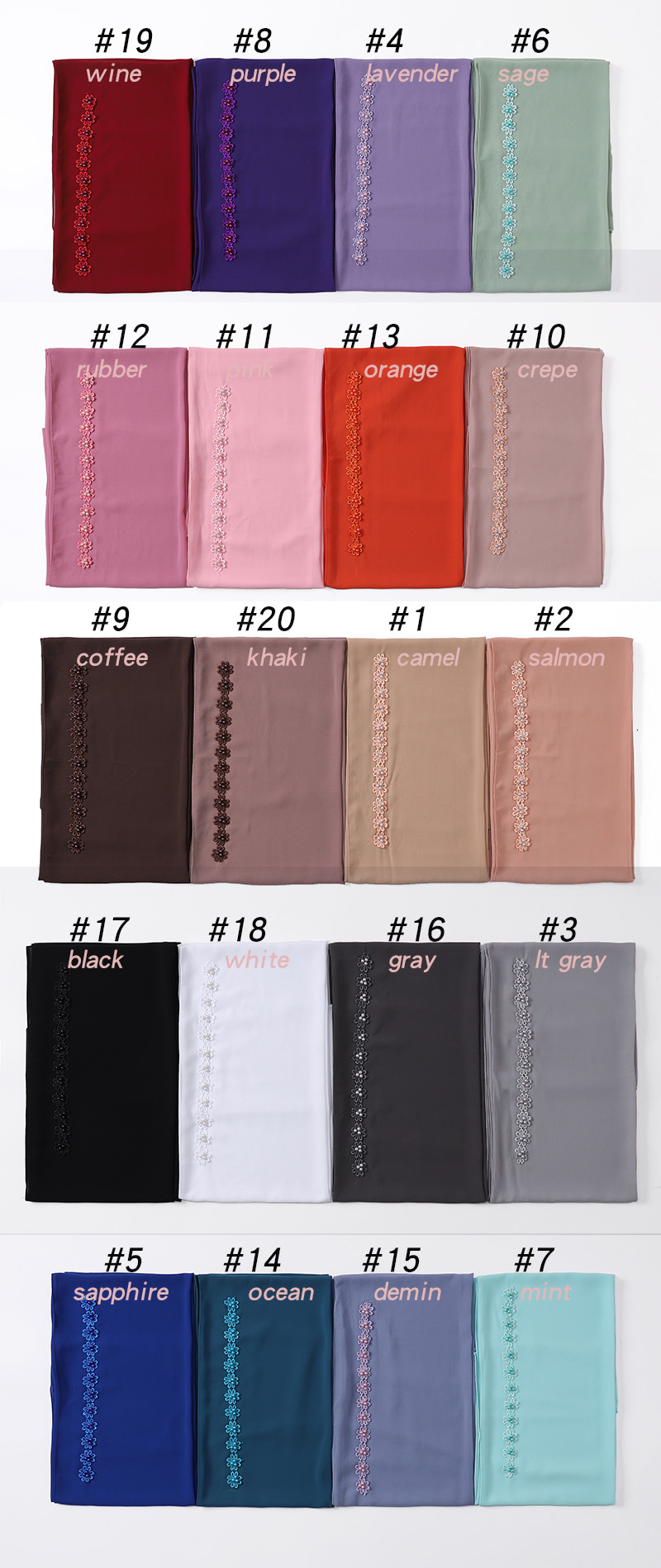 New Indonesia Baotou Scarf Pearl Chiffon Material Nail Pearl Decorative Scarf Scarf Wholesale New Indonesia Baotou Scarf Pearl Chiffon Material Nail Pearl Decorative Scarf Scarf Wholesale