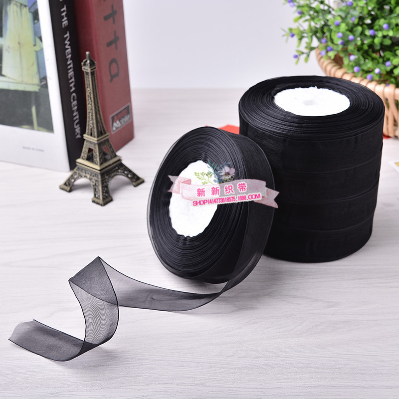 Color Snow Yarn Ribbon Wholesale Hair Accessories 8 Points Chiffon Belt Clothing Accessories DIY Transparent Decoration Braid Color Snow Yarn Ribbon Wholesale Hair Accessories 8 Points Chiffon Belt Clothing Accessories DIY Transparent Decoration Braid