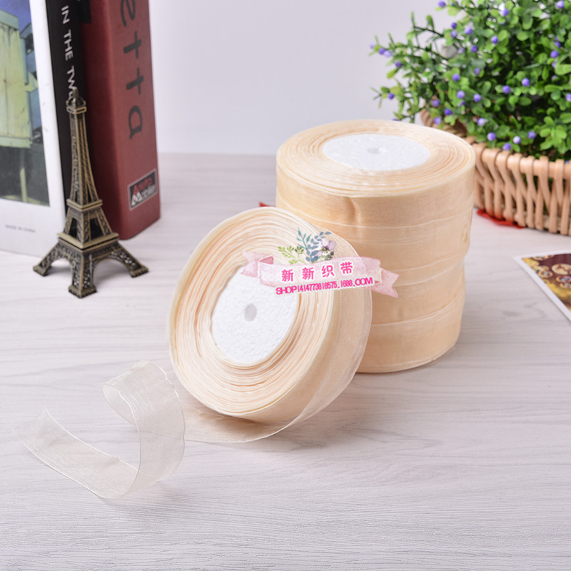 Color Snow Yarn Ribbon Wholesale Hair Accessories 8 Points Chiffon Belt Clothing Accessories DIY Transparent Decoration Braid Color Snow Yarn Ribbon Wholesale Hair Accessories 8 Points Chiffon Belt Clothing Accessories DIY Transparent Decoration Braid