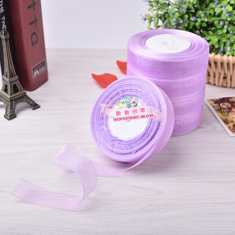Color Snow Yarn Ribbon Wholesale Hair Accessories 8 Points Chiffon Belt Clothing Accessories DIY Transparent Decoration Braid Color Snow Yarn Ribbon Wholesale Hair Accessories 8 Points Chiffon Belt Clothing Accessories DIY Transparent Decoration Braid