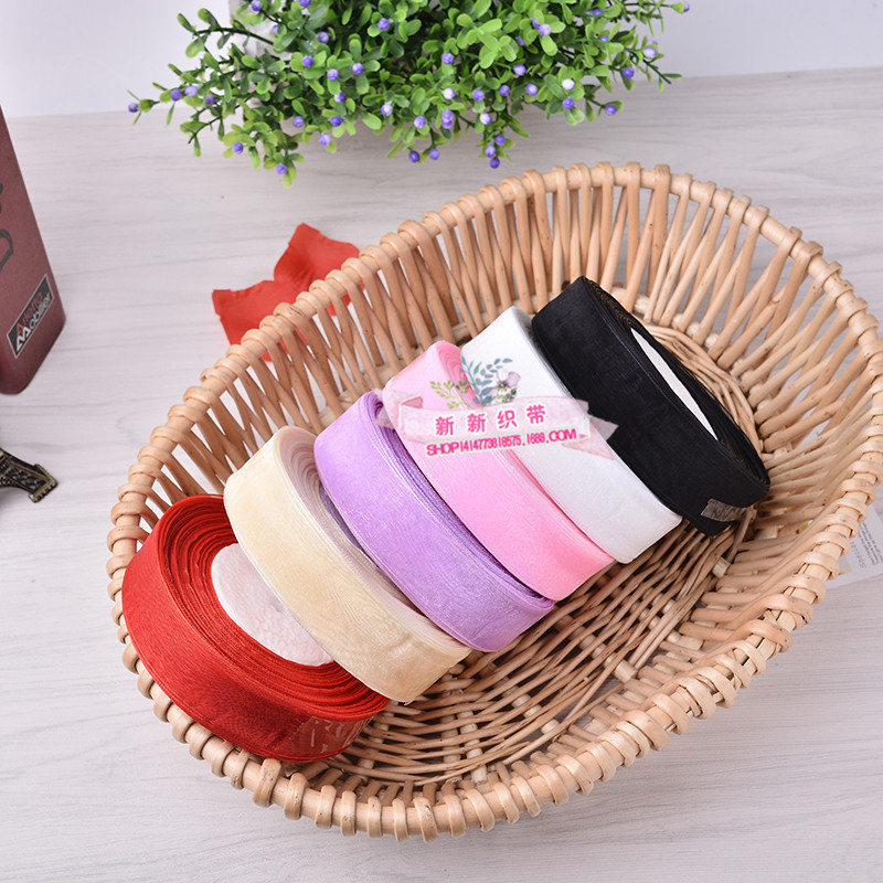 Color Snow Yarn Ribbon Wholesale Hair Accessories 8 Points Chiffon Belt Clothing Accessories DIY Transparent Decoration Braid Color Snow Yarn Ribbon Wholesale Hair Accessories 8 Points Chiffon Belt Clothing Accessories DIY Transparent Decoration Braid