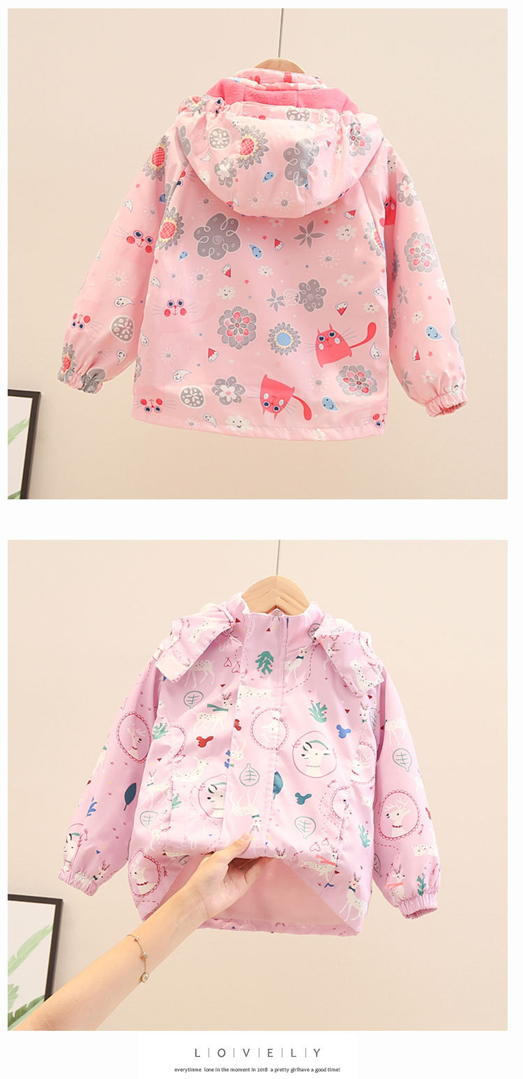 Kids' Overcoat Winter 2020 Autumn and Winter New Girls' Jackets Fleece-Lined Thickened Windcheater Jacket Children Cotton-Padded Jacket Kids' Overcoat Winter 2020 Autumn and Winter New Girls' Jackets Fleece-Lined Thickened Windcheater Jacket Children Cotton-Padded Jacket