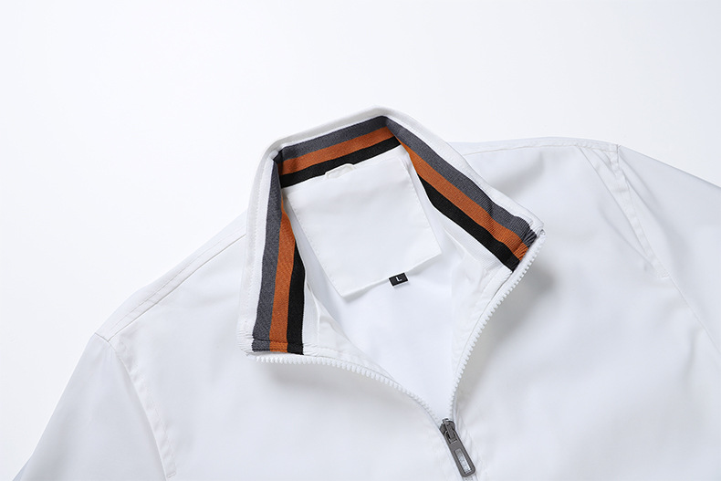 New Casual Jacket Men's Amazon Spring and Autumn Sports Solid Color Jacket Men's Jackets New Casual Jacket Men's Amazon Spring and Autumn Sports Solid Color Jacket Men's Jackets