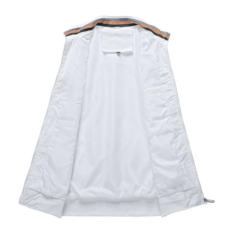 New Casual Jacket Men's Amazon Factory Direct Sales Spring and Autumn Sports Solid Color Jacket Men's Jackets New Casual Jacket Men's Amazon Factory Direct Sales Spring and Autumn Sports Solid Color Jacket Men's Jackets