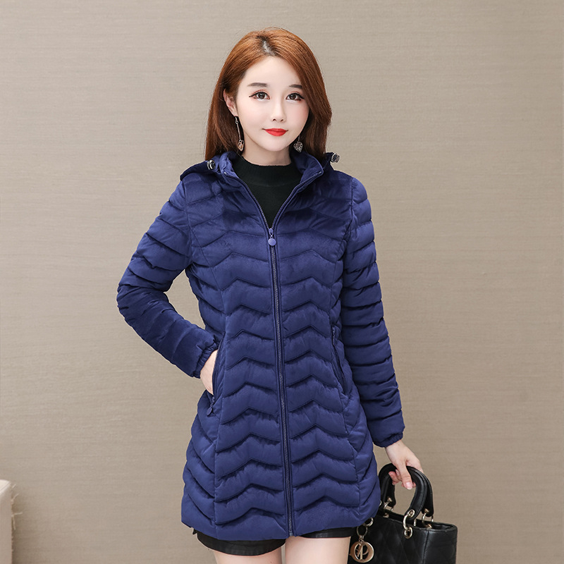 Autumn and Winter 2020 new down cotton-padded jackets for middle-aged and elderly women, padded cotton-padded jackets with thickened warm coats for slimming
