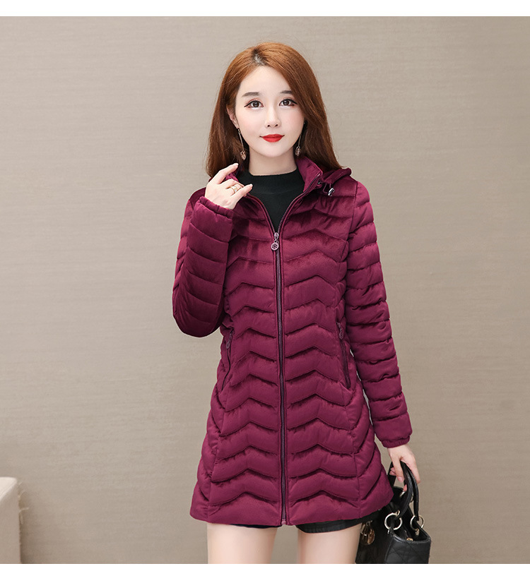 Autumn and Winter 2020 new down cotton-padded jackets for middle-aged and elderly women, padded cotton-padded jackets with thickened warm coats for slimming Autumn and Winter 2020 new down cotton-padded jackets for middle-aged and elderly women, padded cotton-padded jackets with thickened warm coats for slimming