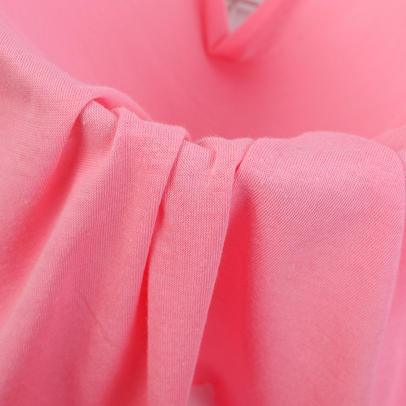 Cash 40S Cotton Jersey Single-Sided Knitted Jersey All-Cotton Fabric Disposable Underwear T-shirt Fabric