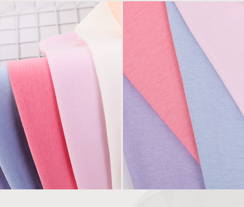 Cash 40S Cotton Jersey Single-Sided Knitted Jersey All-Cotton Fabric Disposable Underwear T-shirt Fabric