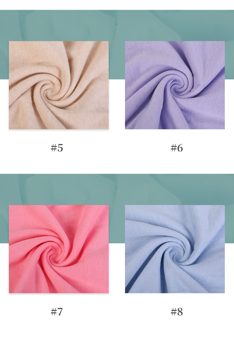Cash 40S Cotton Jersey Single-Sided Knitted Jersey All-Cotton Fabric Disposable Underwear T-shirt Fabric