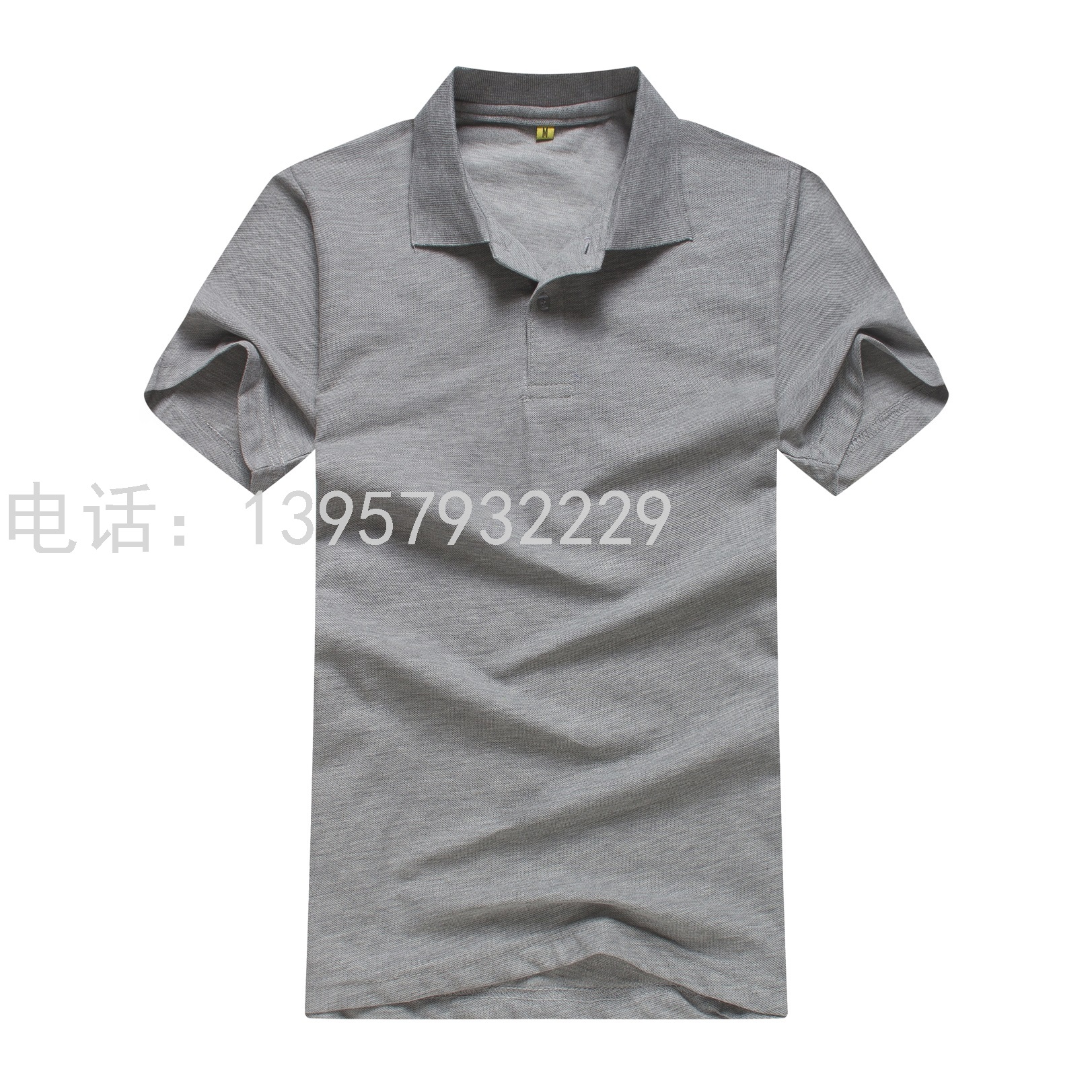 Promotion Blank T-shirt Yellow Label Polo Shirt Cultural Shirt Group Clothes Factory Direct Sales Printable Logo