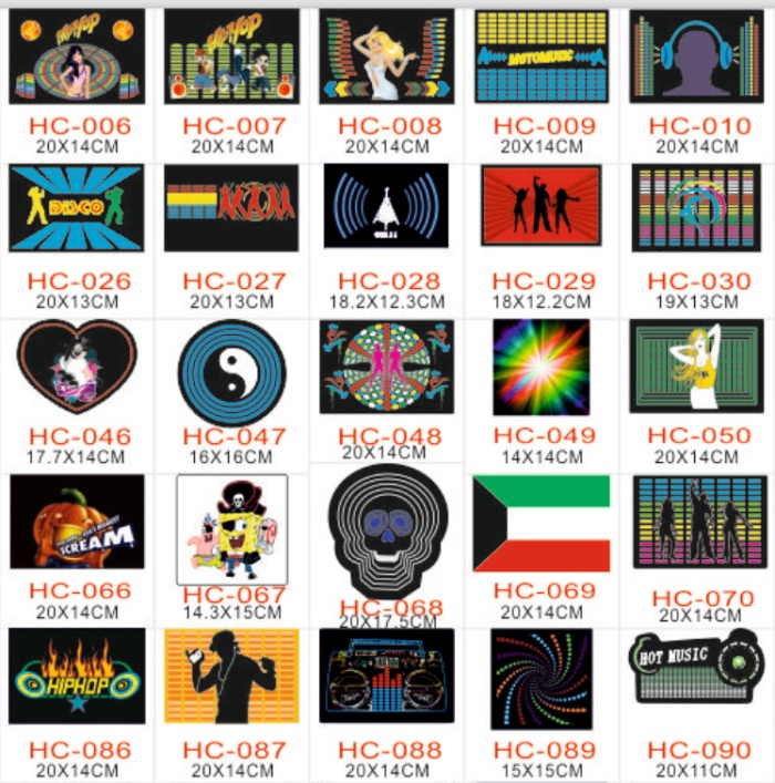 The music sound control flash flash light emitting clothes t-shirt t-shirt t-shirt dress cool disco bar The music sound control flash flash light emitting clothes t-shirt t-shirt t-shirt dress cool disco bar