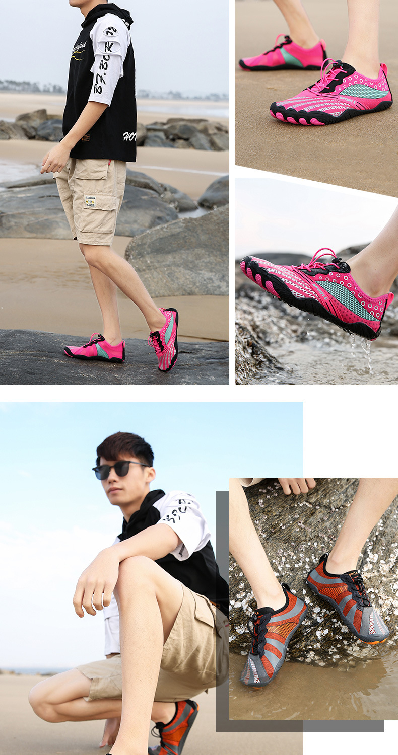 Outdoor Upstream Shoes Wading Beach Shoes Barefoot Diving Skiing Pumps Swimming Fitness Cycling Climbing FiveFingers