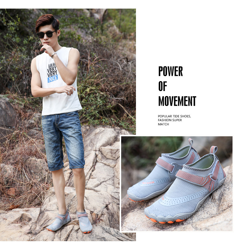 Outdoor Upstream Shoes Wading Beach Shoes Barefoot Diving Skiing Pumps Swimming Fitness Cycling Climbing FiveFingers