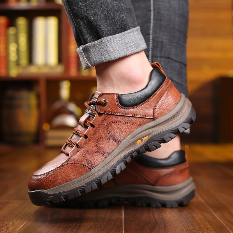 Outdoor Climbing Boots 2021 Autumn and Winter New Breathable Velvet Sport Casual Fashion Trends Leather Shoes Sneakers Men's Shoes Outdoor Climbing Boots 2021 Autumn and Winter New Breathable Velvet Sport Casual Fashion Trends Leather Shoes Sneakers Men's Shoes
