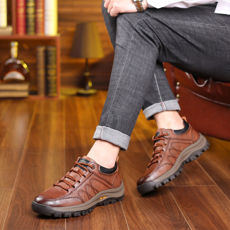Outdoor Climbing Boots 2021 Autumn and Winter New Breathable Velvet Sport Casual Fashion Trends Leather Shoes Sneakers Men's Shoes Outdoor Climbing Boots 2021 Autumn and Winter New Breathable Velvet Sport Casual Fashion Trends Leather Shoes Sneakers Men's Shoes