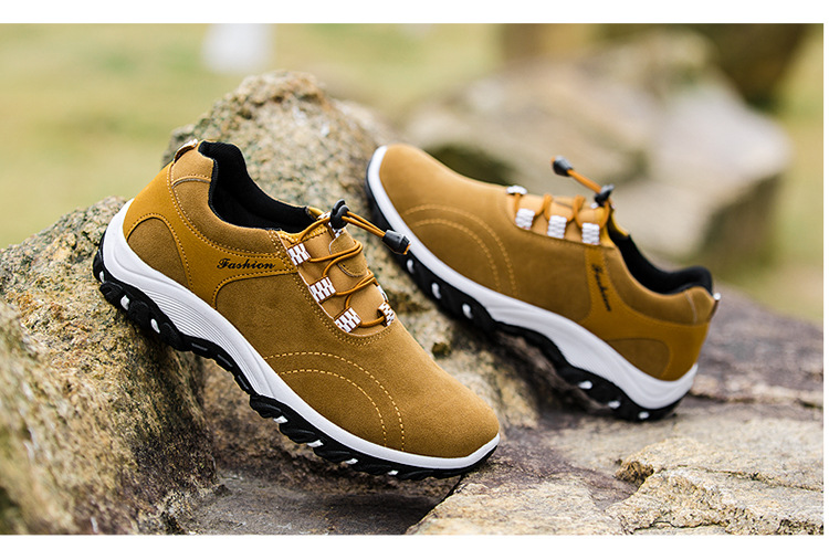 2021 Spring New Men's Shoes Korean Outdoor Climbing Boots Men's Casual Shoes Running Sneakers Travel Shoes