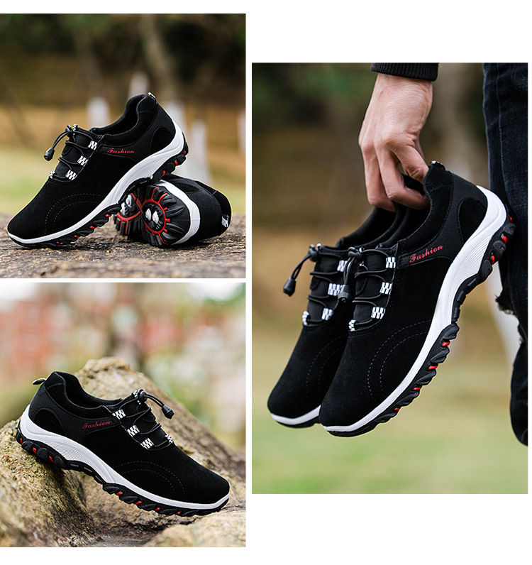 2021 Spring New Men's Shoes Korean Outdoor Climbing Boots Men's Casual Shoes Running Sneakers Travel Shoes