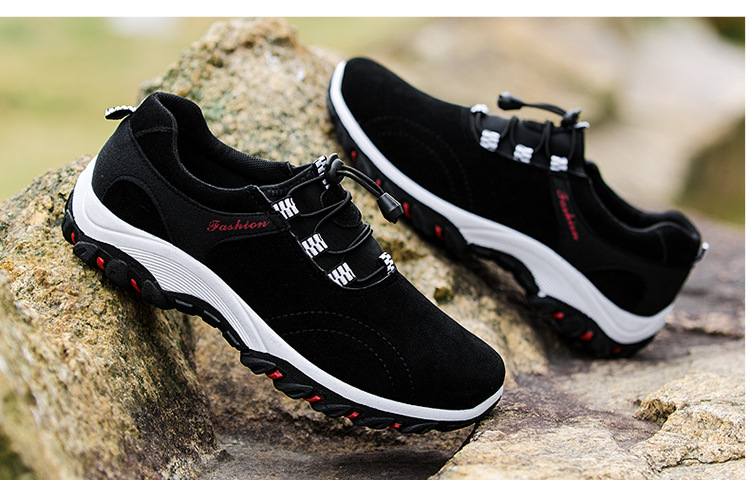 2021 Spring New Men's Shoes Korean Outdoor Climbing Boots Men's Casual Shoes Running Sneakers Travel Shoes