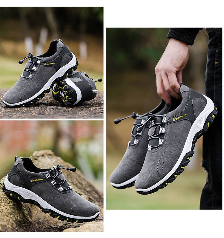 2021 Spring New Men's Shoes Korean Outdoor Climbing Boots Men's Casual Shoes Running Sneakers Travel Shoes