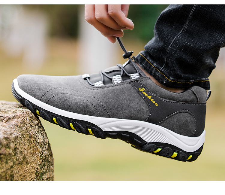 2021 Spring New Men's Shoes Korean Outdoor Climbing Boots Men's Casual Shoes Running Sneakers Travel Shoes