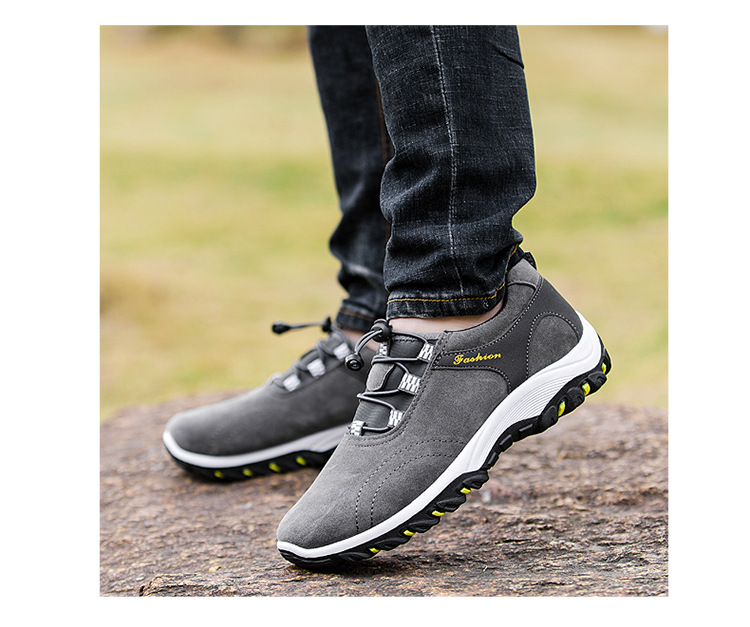 2021 Spring New Men's Shoes Korean Outdoor Climbing Boots Men's Casual Shoes Running Sneakers Travel Shoes