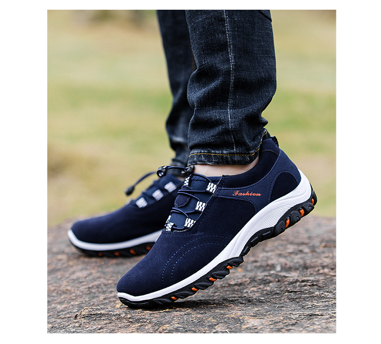 2021 Spring New Men's Shoes Korean Outdoor Climbing Boots Men's Casual Shoes Running Sneakers Travel Shoes