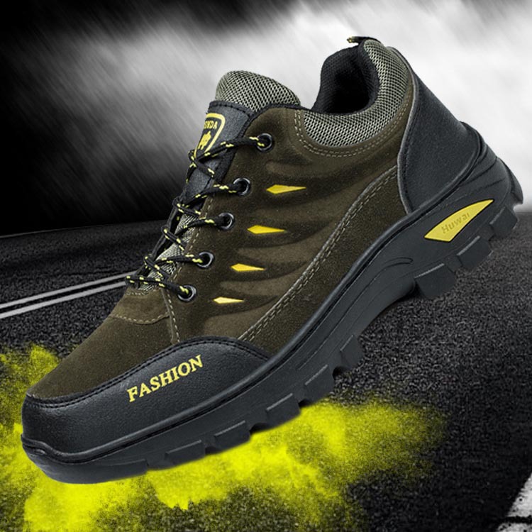 Hiking Camel Men&#039;s Shoes Autumn and Winter Leisure Outdoor Shoes Sport Climbing Work Commuter Shoes Thick Bottom Fleece-Lined Warm Shoes
