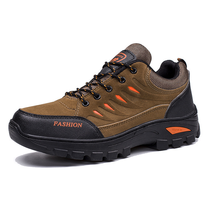 Hiking Camel Men&#039;s Shoes Autumn and Winter Leisure Outdoor Shoes Sport Climbing Work Commuter Shoes Thick Bottom Fleece-Lined Warm Shoes