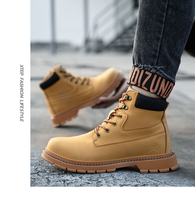 Autumn and Winter Protective Shoes Male Leather Breathable Steel Toe Cap Men's and Women's Protective Work Shoes Attack Shield and Anti-Stab 36-48 Size Cross-Border Autumn and Winter Protective Shoes Male Leather Breathable Steel Toe Cap Men's and Women's Protective Work Shoes Attack Shield and Anti-Stab 36-48 Size Cross-Border