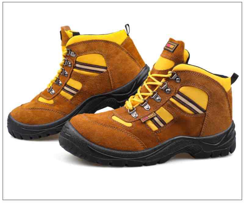 Foreign Trade Work Shoes Work Shoes Anti-Smashing and Anti-Penetration High-Top Breathable Men's Safety Shoes Cowhide Protective Footwear Foreign Trade Work Shoes Work Shoes Anti-Smashing and Anti-Penetration High-Top Breathable Men's Safety Shoes Cowhide Protective Footwear