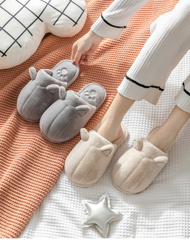 2020 New Cat Claw Cotton Slippers Winter Home Couple Warm Non-Slip Men and Women Trendy Indoor Mute Plush Cute 2020 New Cat Claw Cotton Slippers Winter Home Couple Warm Non-Slip Men and Women Trendy Indoor Mute Plush Cute