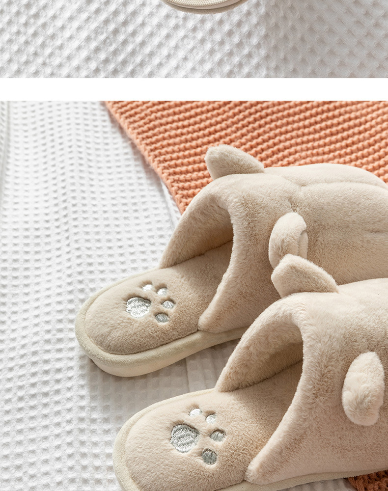2020 New Cat Claw Cotton Slippers Winter Home Couple Warm Non-Slip Men and Women Trendy Indoor Mute Plush Cute 2020 New Cat Claw Cotton Slippers Winter Home Couple Warm Non-Slip Men and Women Trendy Indoor Mute Plush Cute