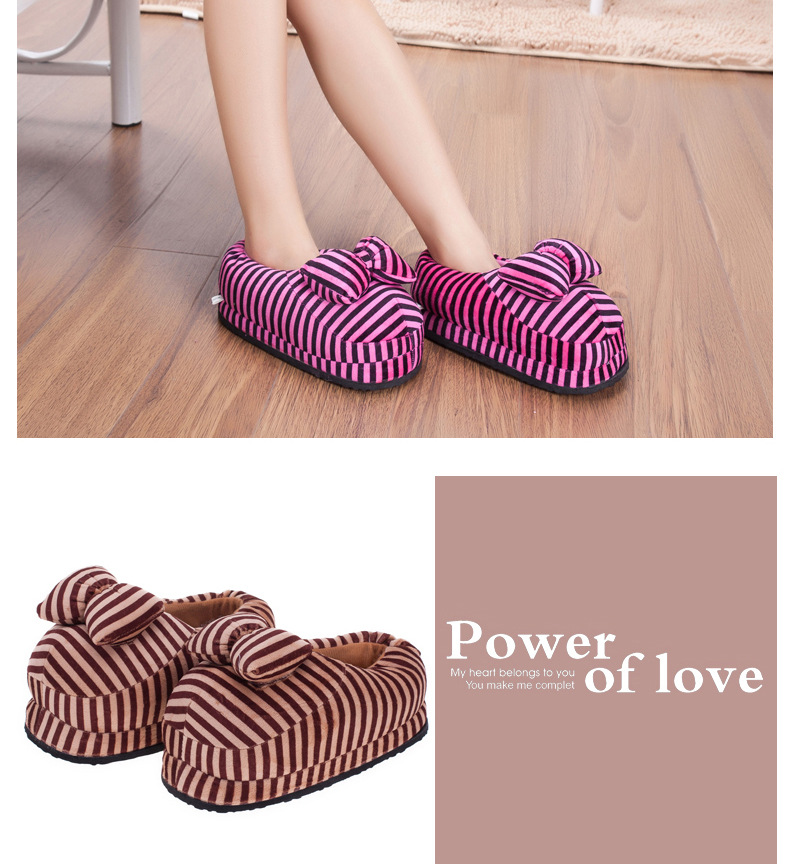 Winter New Striped Bag Heel Cotton Shoes Wholesale Indoor Home Cartoon Cotton Slippers Factory Direct Sales Agent Winter New Striped Bag Heel Cotton Shoes Wholesale Indoor Home Cartoon Cotton Slippers Factory Direct Sales Agent
