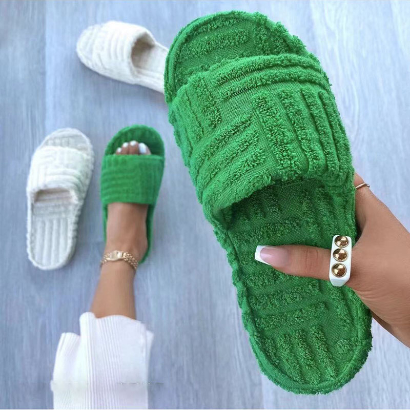 AliExpress European and American Foreign Trade Large Size Fluffy Slippers 2022 Autumn and Winter New Word Thick Bottom Women Embossed Cotton Slippers Women AliExpress European and American Foreign Trade Large Size Fluffy Slippers 2022 Autumn and Winter New Word Thick Bottom Women Embossed Cotton Slippers Women