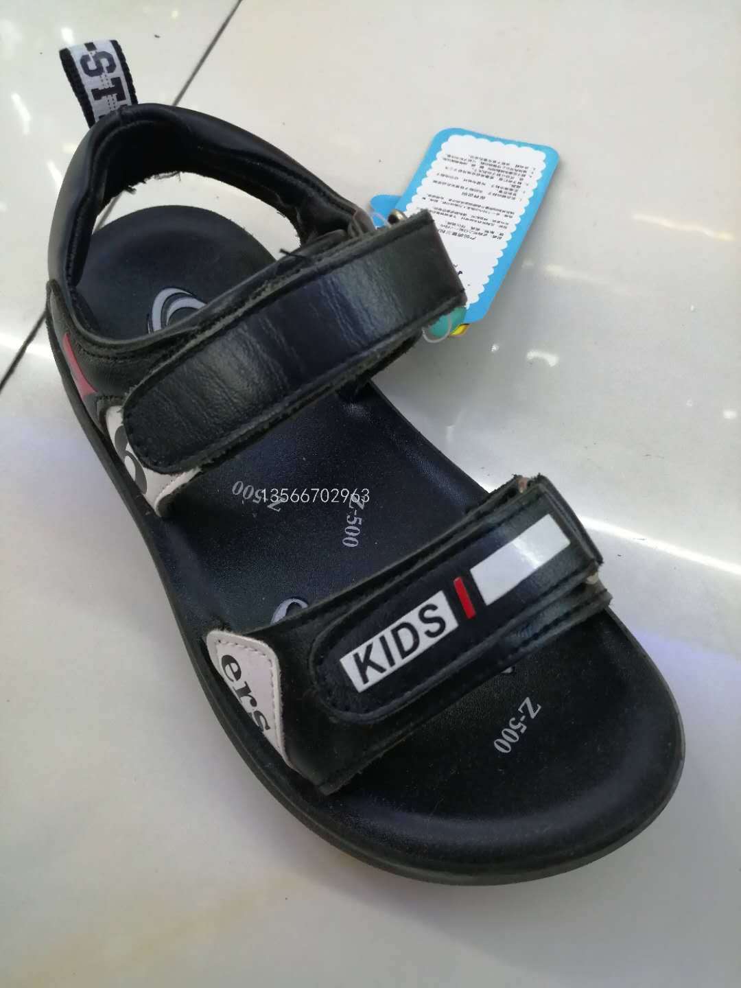 Stock Children's Sandals Men's Soft Bottom Breathable Non-Slip Summer Beach Shoes